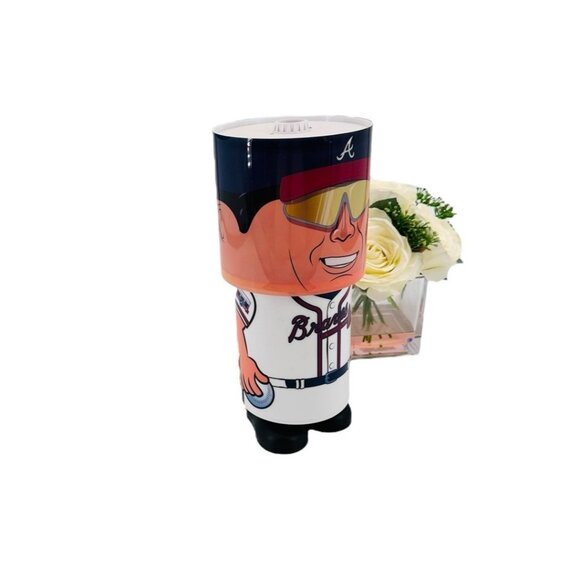 RARE Atlanta Braves MLB Baseball Night Light Projector Desk Lamp USB AAA - Picture 3 of 11